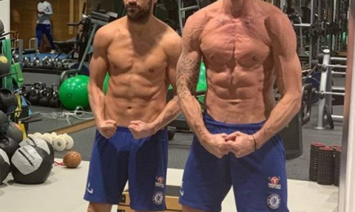 Forma fizyczna Fabregasa i Giroud! WOW